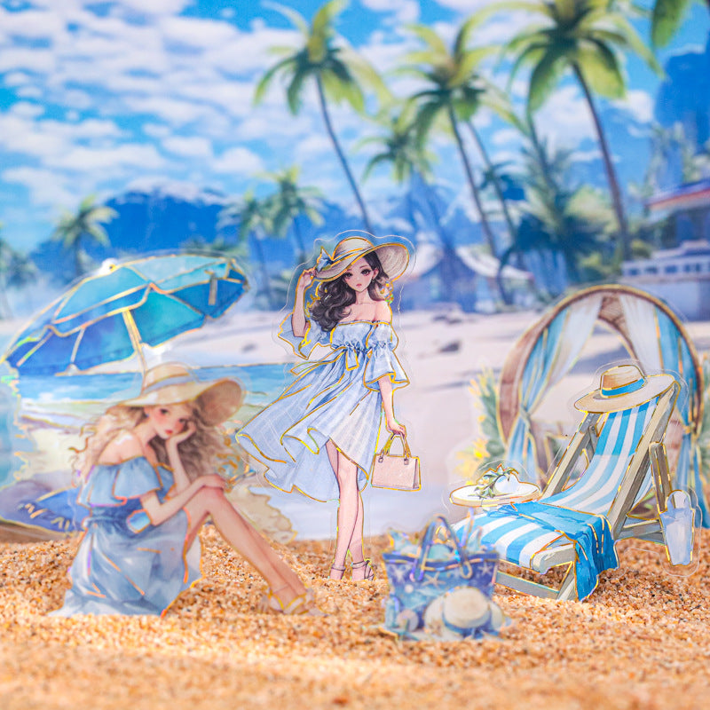 15pcs seaside sticker pack (MLS25061008)