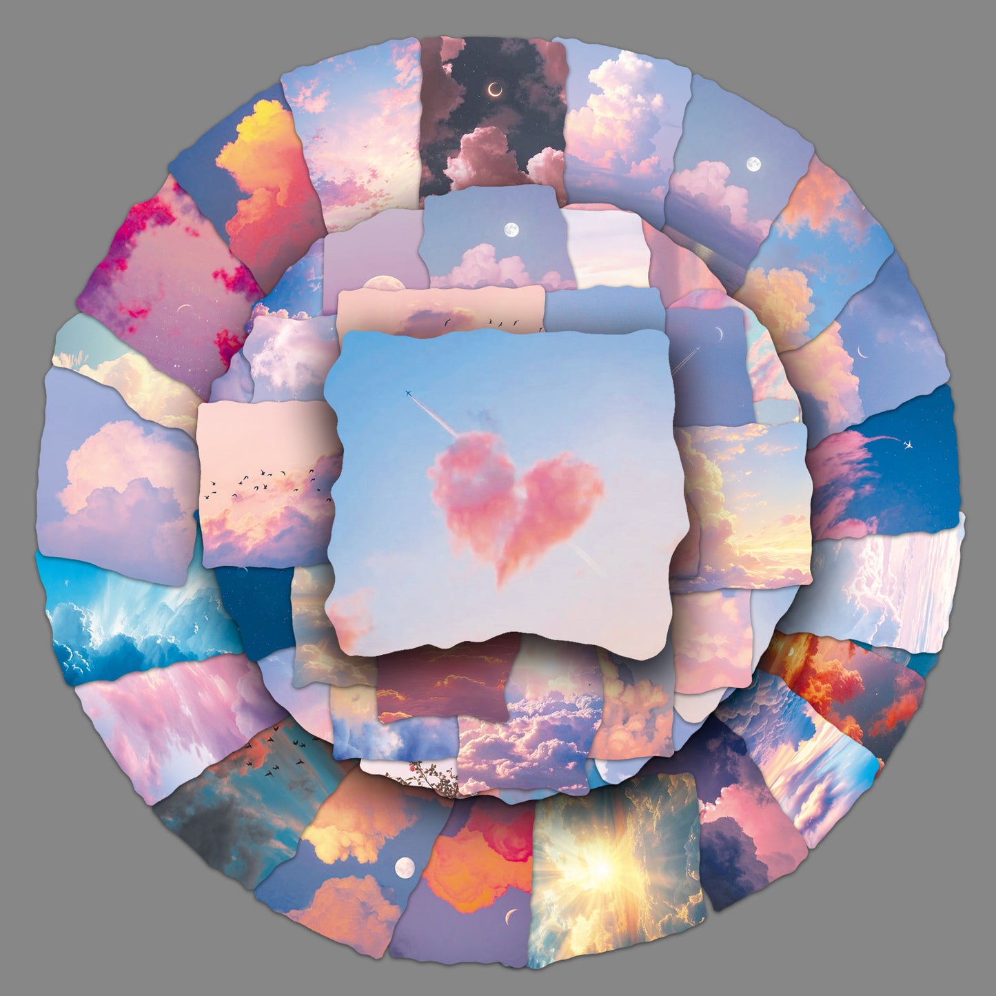 51pcs cloud sky sticker pack(S25121502)