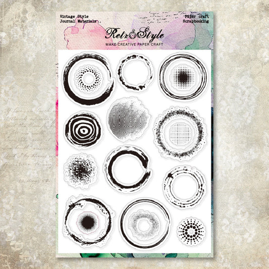 1pc circle clear stamp (Z25120805)