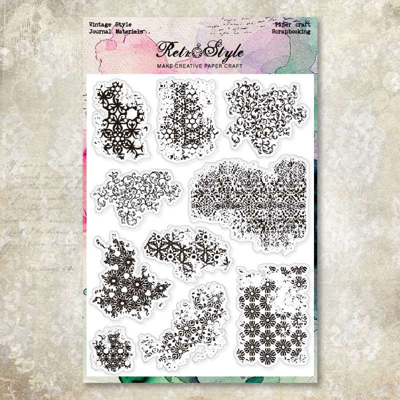 1pc clear snowflake stamp (Z25120804)