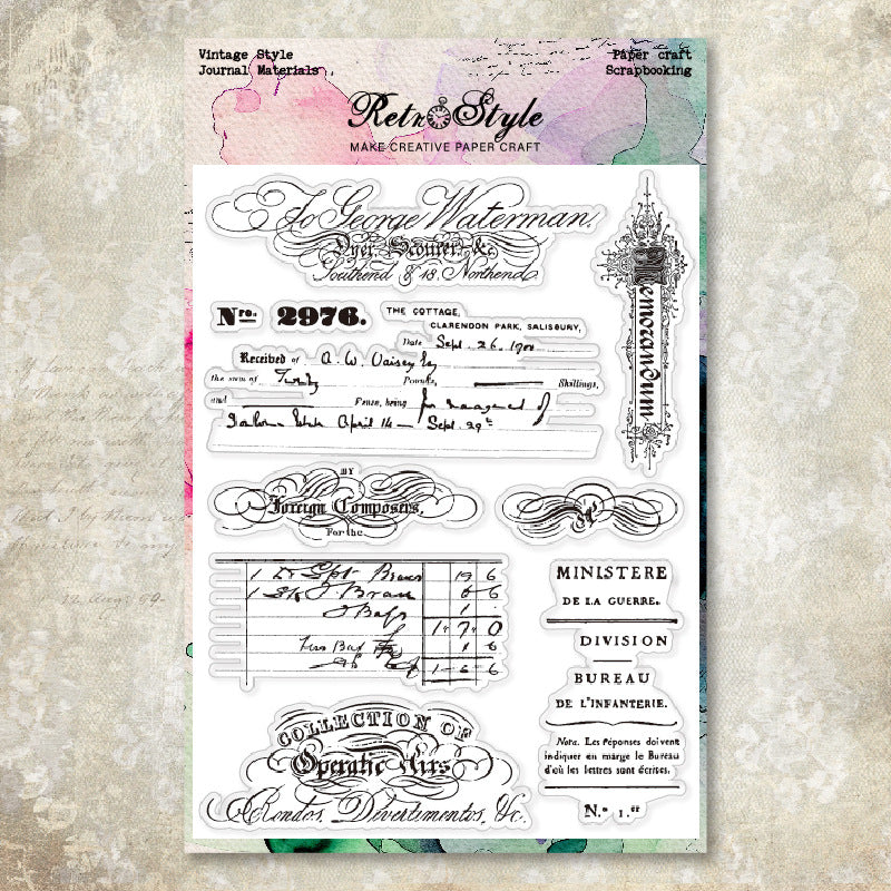 1pc clear stamp (Z25120806)