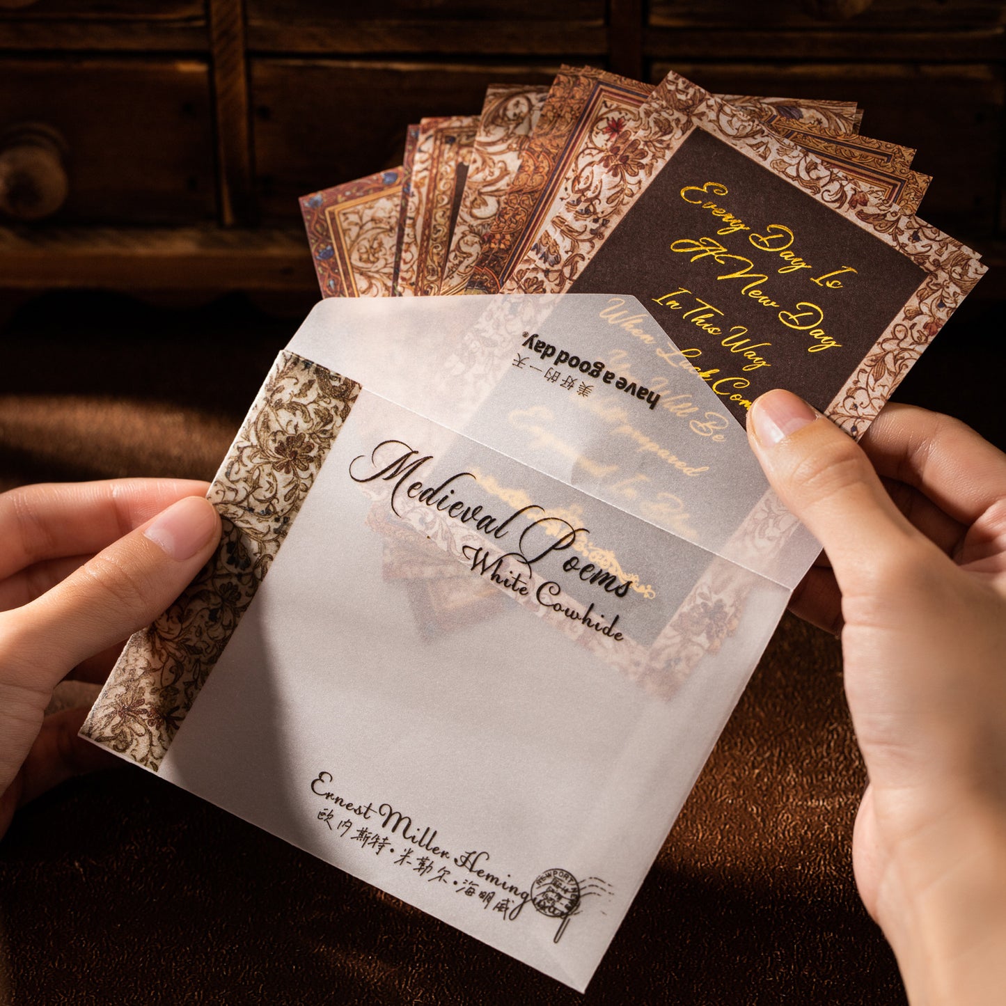 10pcs vintage poems paper pack(S25121209)