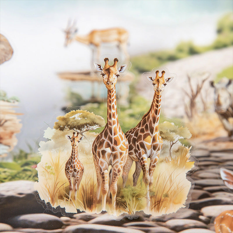 20sheets animal sticker book (MLS25051403)