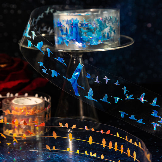 1 roll flying bird PET- tape (T25092510)