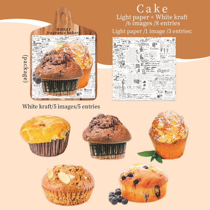 8pcs bakery sticker pack (S25110602)