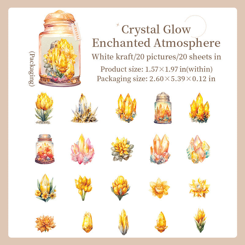 20pcs crystal sticker pack (S25090902)