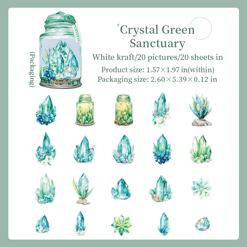 20pcs crystal sticker pack (S25090902)