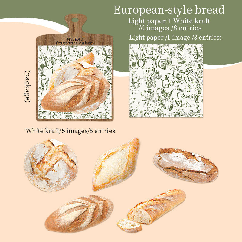 8pcs bakery sticker pack (S25110602)