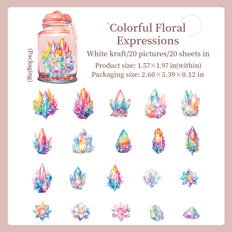 20pcs crystal sticker pack (S25090902)