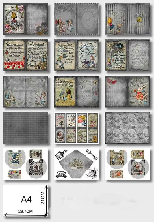 A4 size Alice sticker pack (MLS25060803)