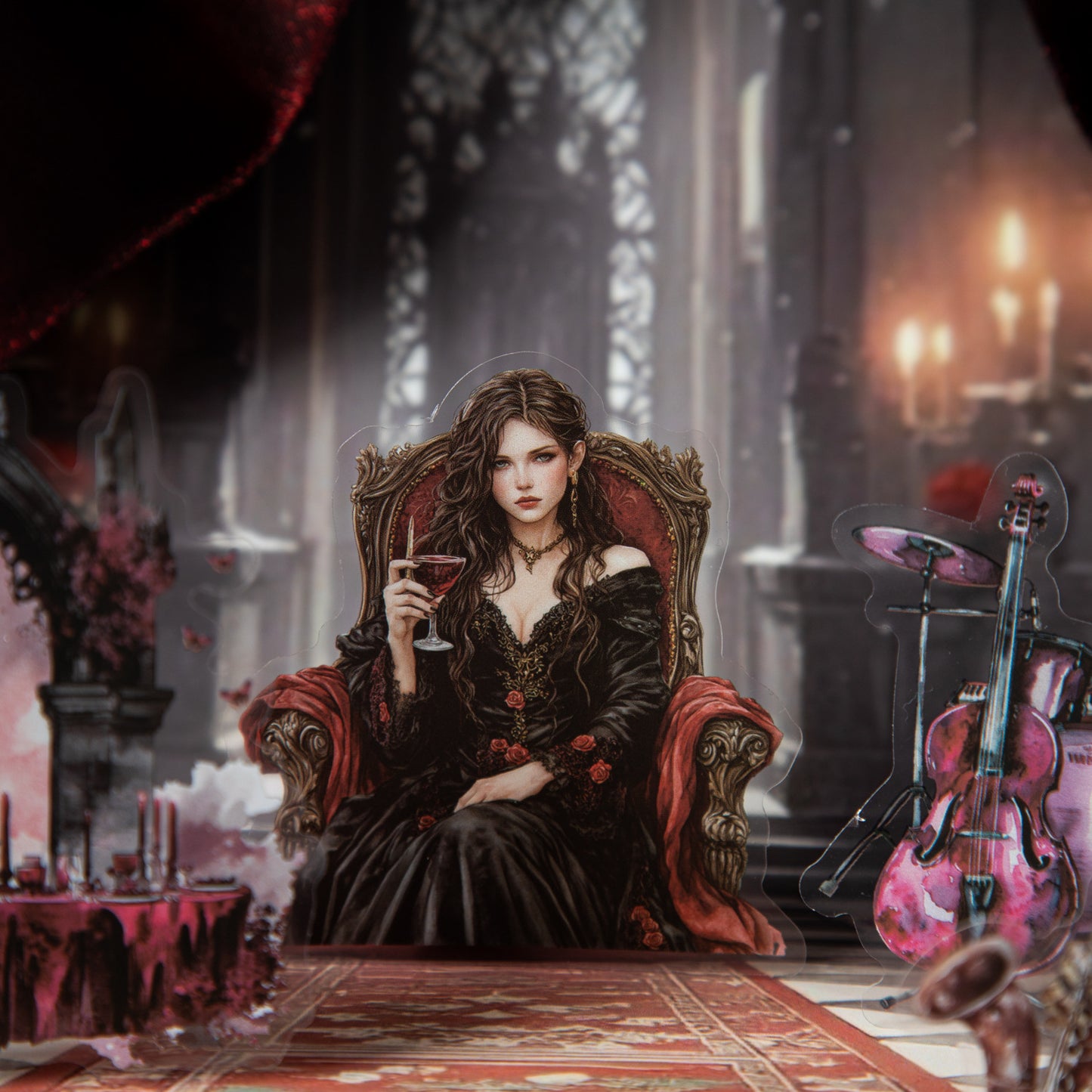 25pcs gothic sticker pack (MLS25051603)