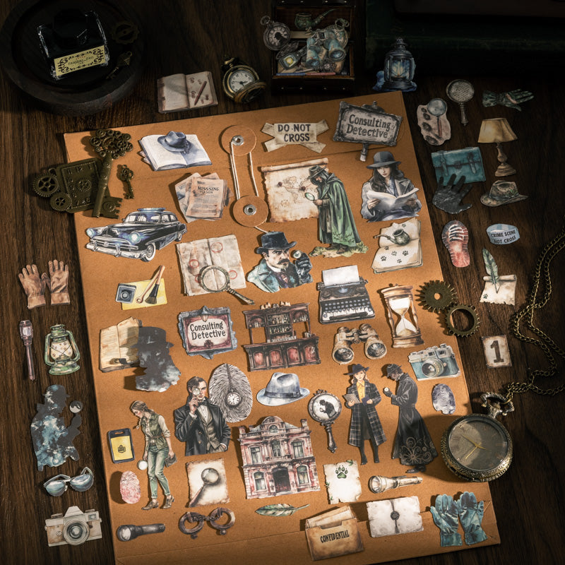 20pcs detective agency sticker pack (S25082504)