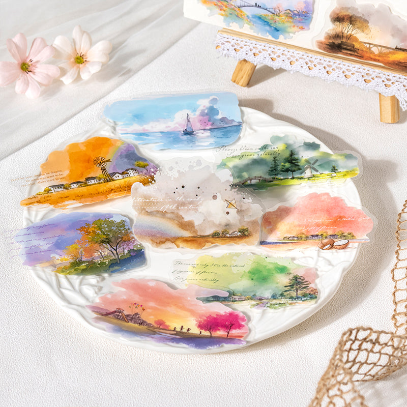 10er-Packung Wolkenmotiv-Aufkleber (S25101605)