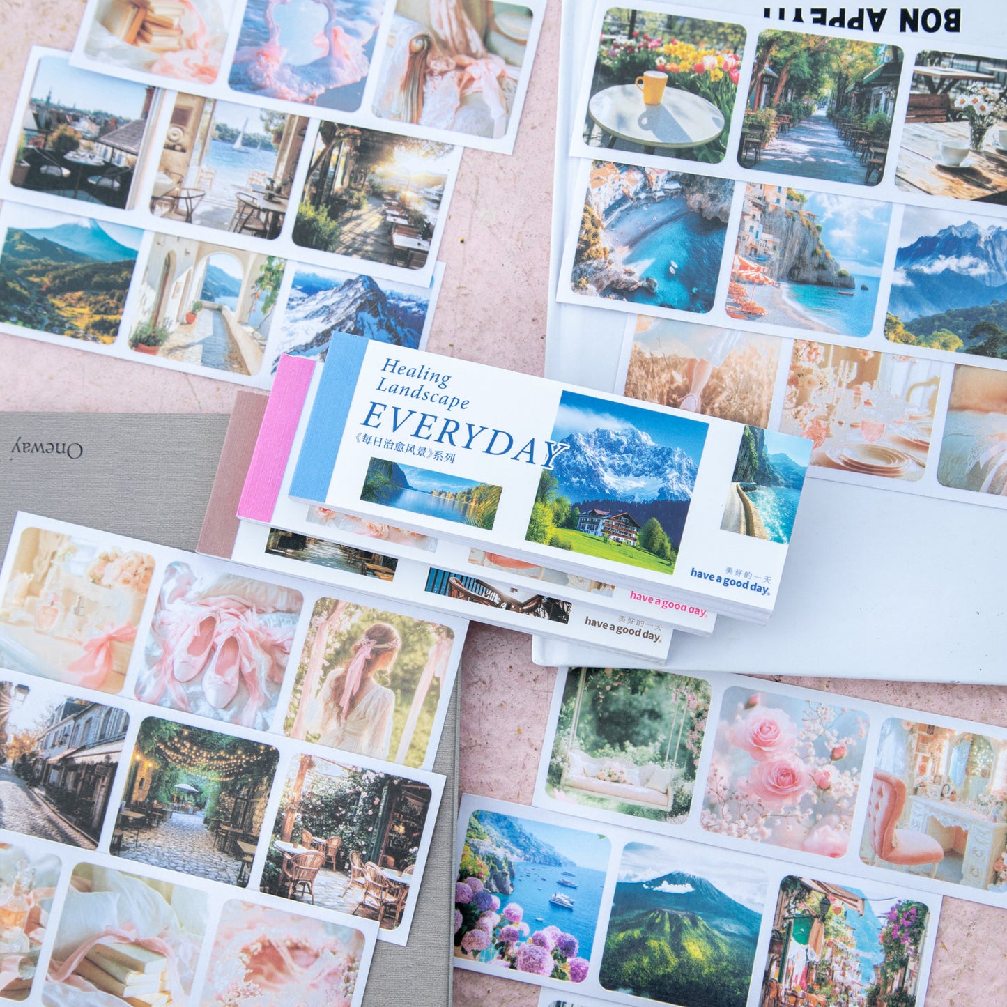 30pcs Landscape washi-sticker book (MLTZB25060601)