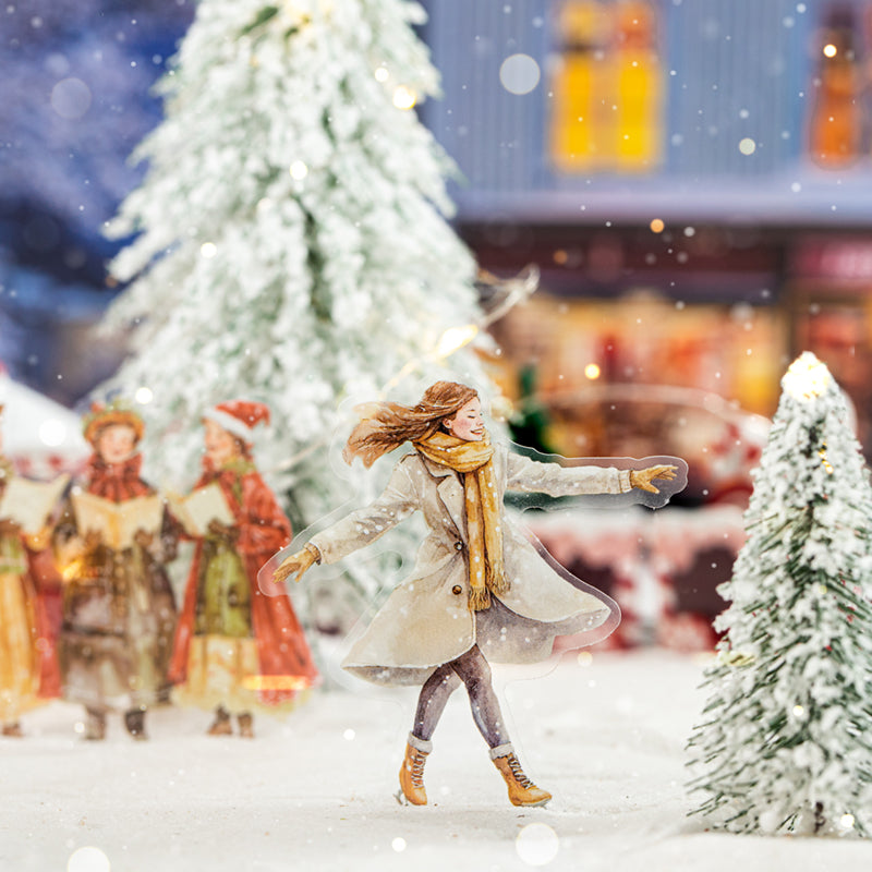 20-pack juldekaler med PET-motiv (S25081903)