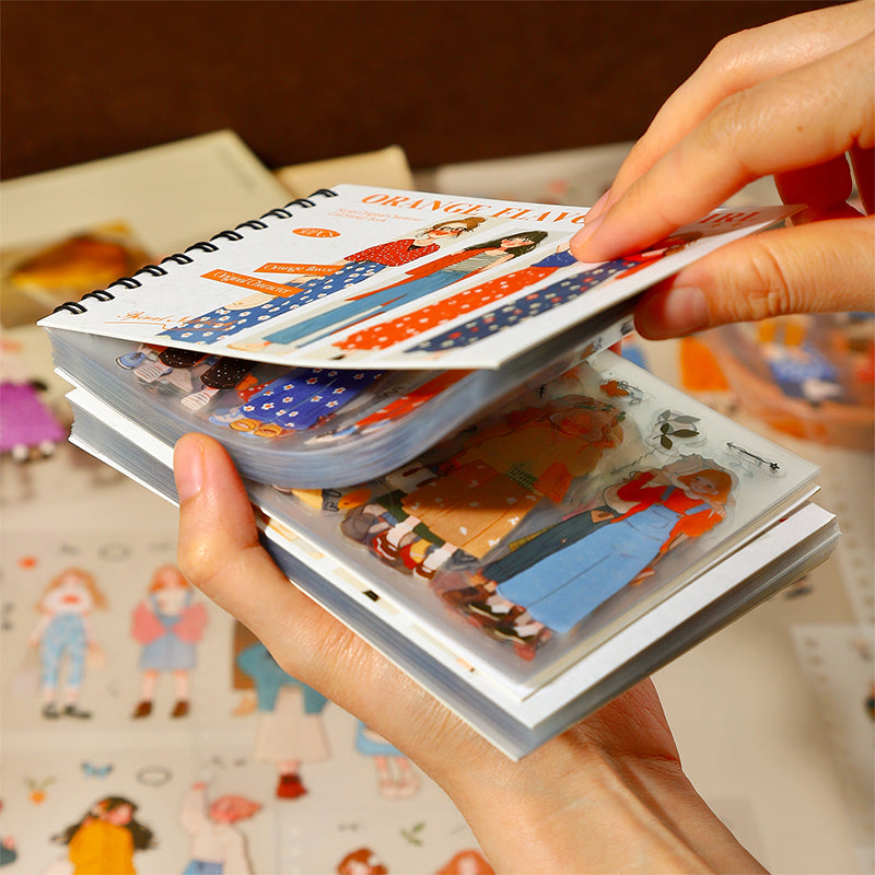 50sheets girls sticker book(TZB25102801)