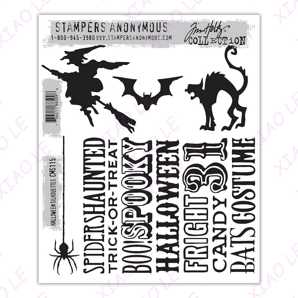 1pc witch gothic clear stamp(Z25121003)