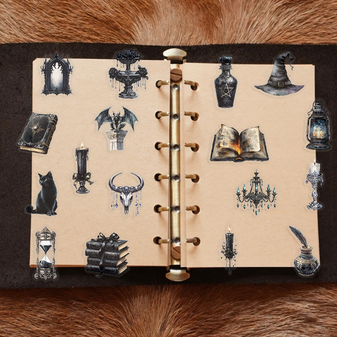 50pcs dark witch sticker pack (MLS25062104)