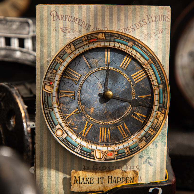 15pcs vintage clock sticker pack (S25112601)