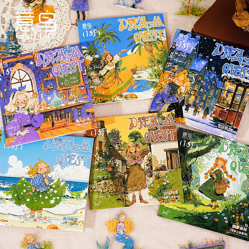 15pcs dream PET-sticker pack (S25090802)