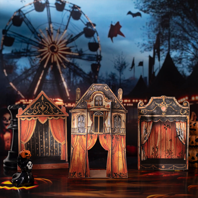 10 st dockhus självhäftande kartongpaket (S25082709)