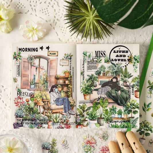 6sheets fruit plants sticker pack (S25082501)