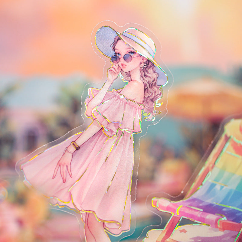 15pcs seaside sticker pack (MLS25061008)