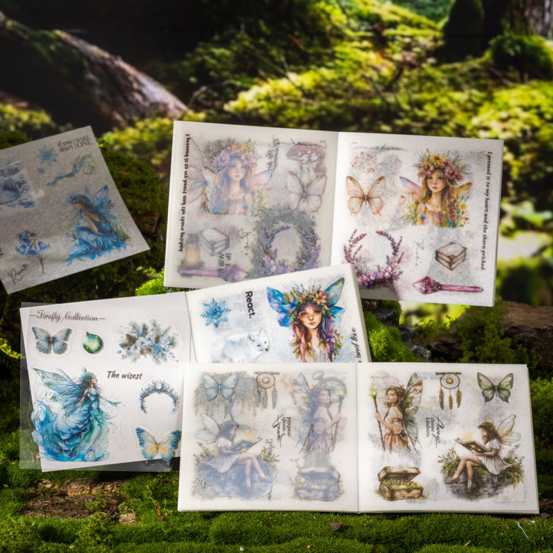 20sheets fairy PET+washi sticker book（TZB25090102）