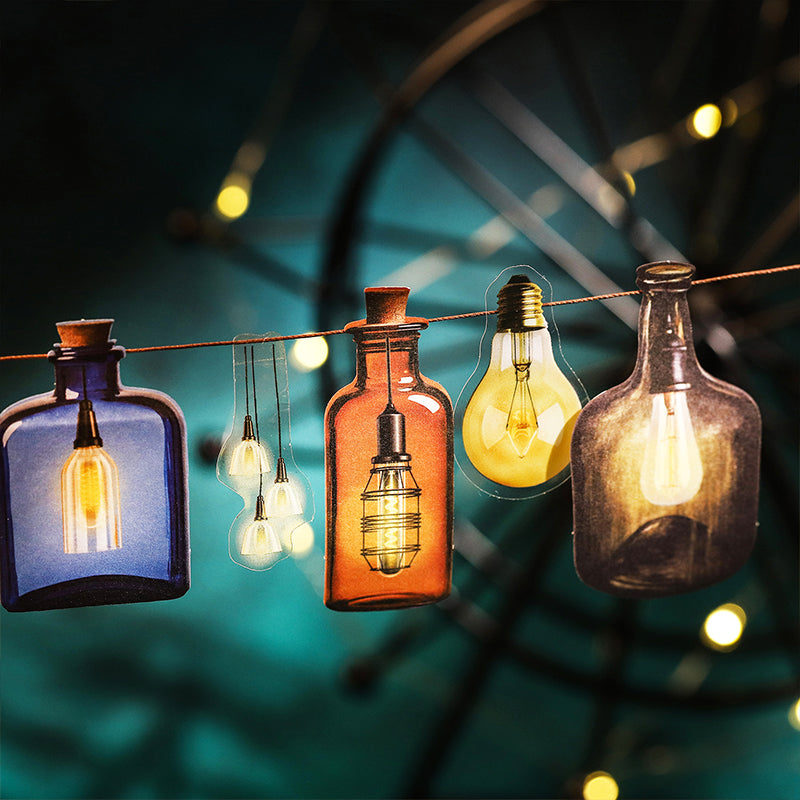 15pcs light in bottle sticker pack(S25121603)