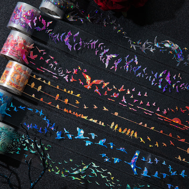 1 roll flying bird PET- tape (T25092510)