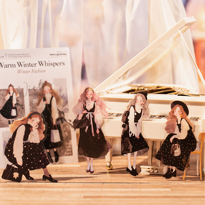 20-pack vinterklistermärken för flickor (S25110611)