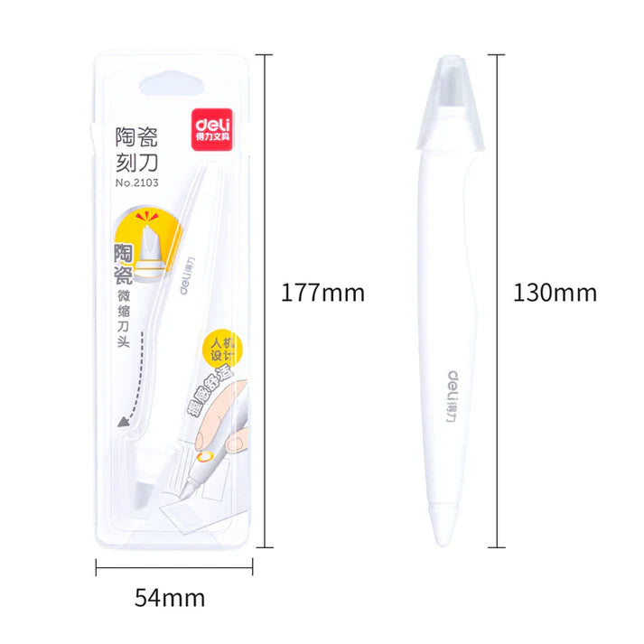 1pc white Ceramic knife pen(B25090504)