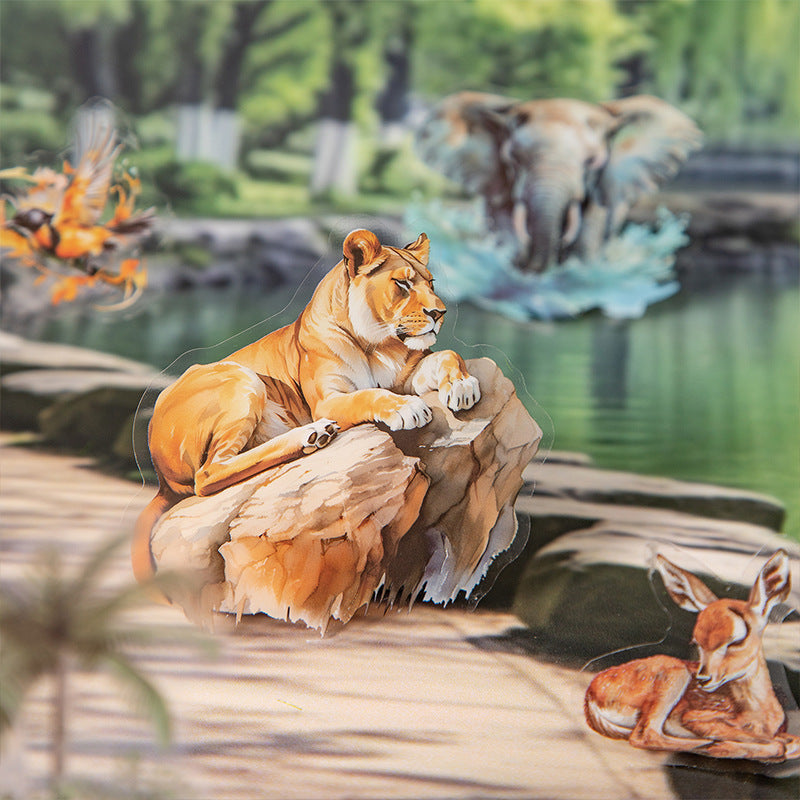 20sheets animal sticker book (MLS25051403)