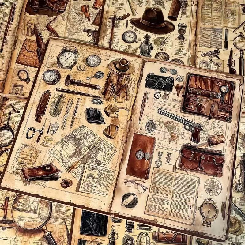 5pcs Detective A5 size paper (p25102808)