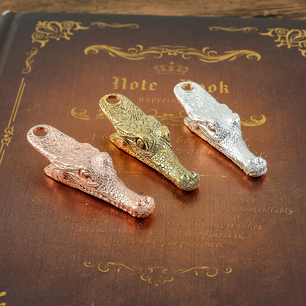 DEC 1pc Alligator head metal clip（MLc120102）