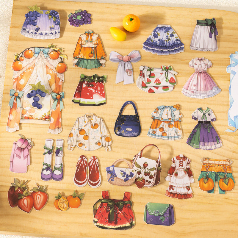 15pcs fruit girl sticker pack (S25082508)