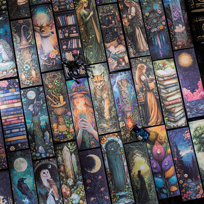 50 st magiska mini-washi-klistermärkesblock (TZB25090407)