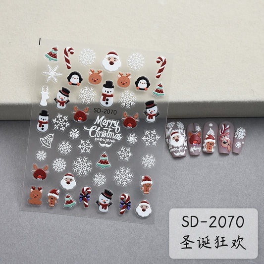 1 sheet christmas winter sticker pack (S25112703)