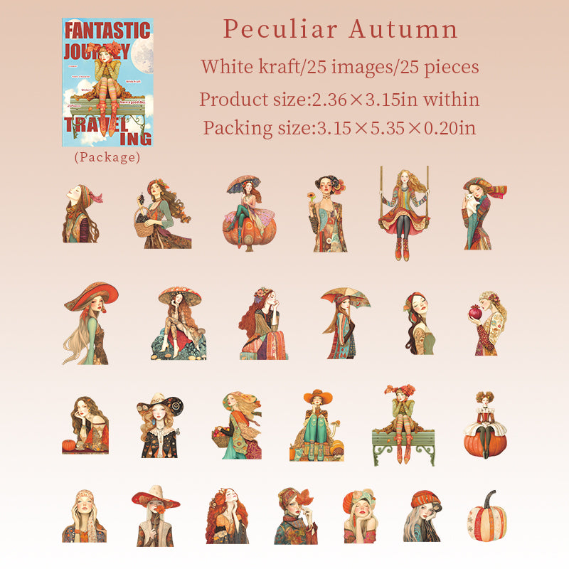 25-pack med klistermärken "fantasy resa" (S25100903)