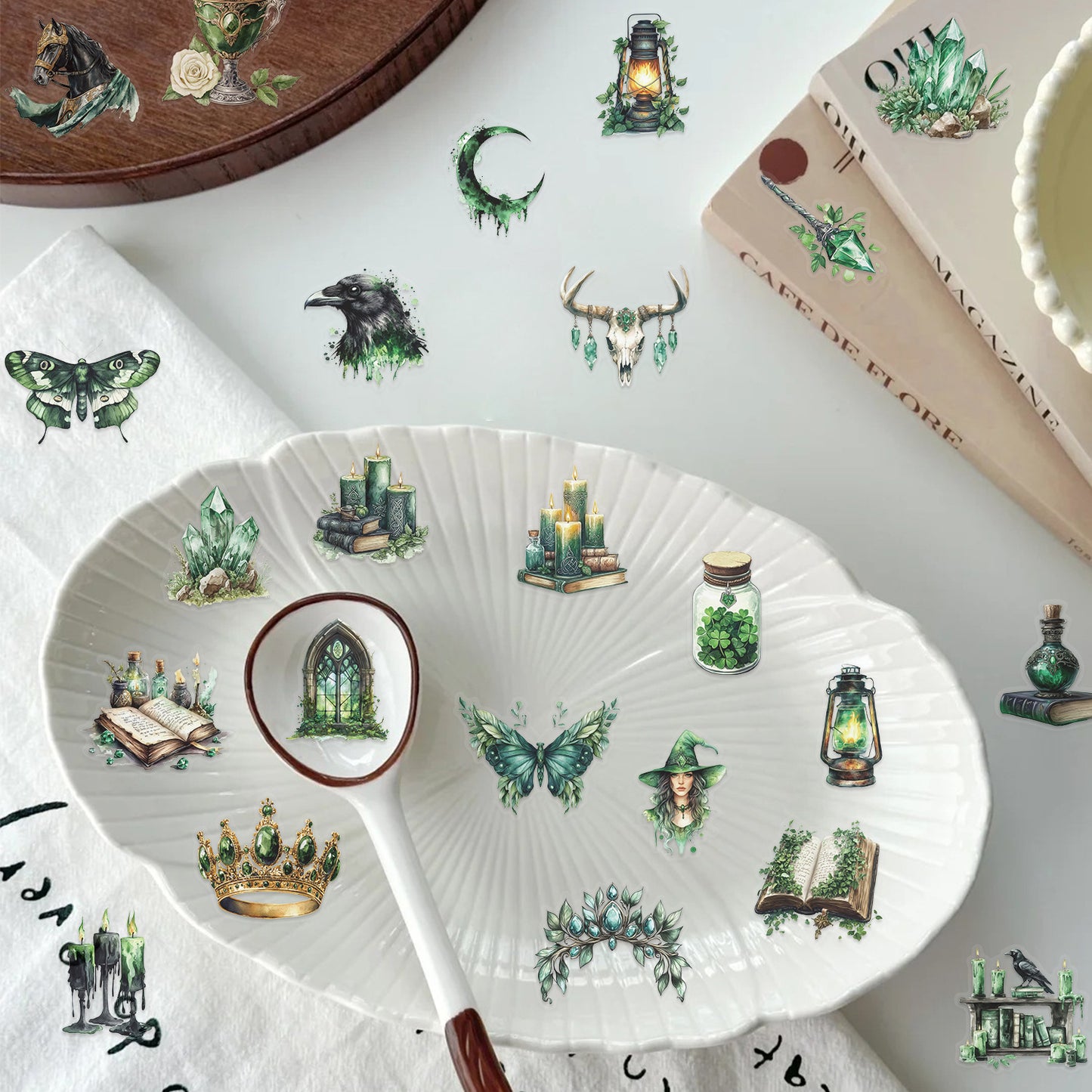 50pcs forest witch sticker pack (MLS25062103)