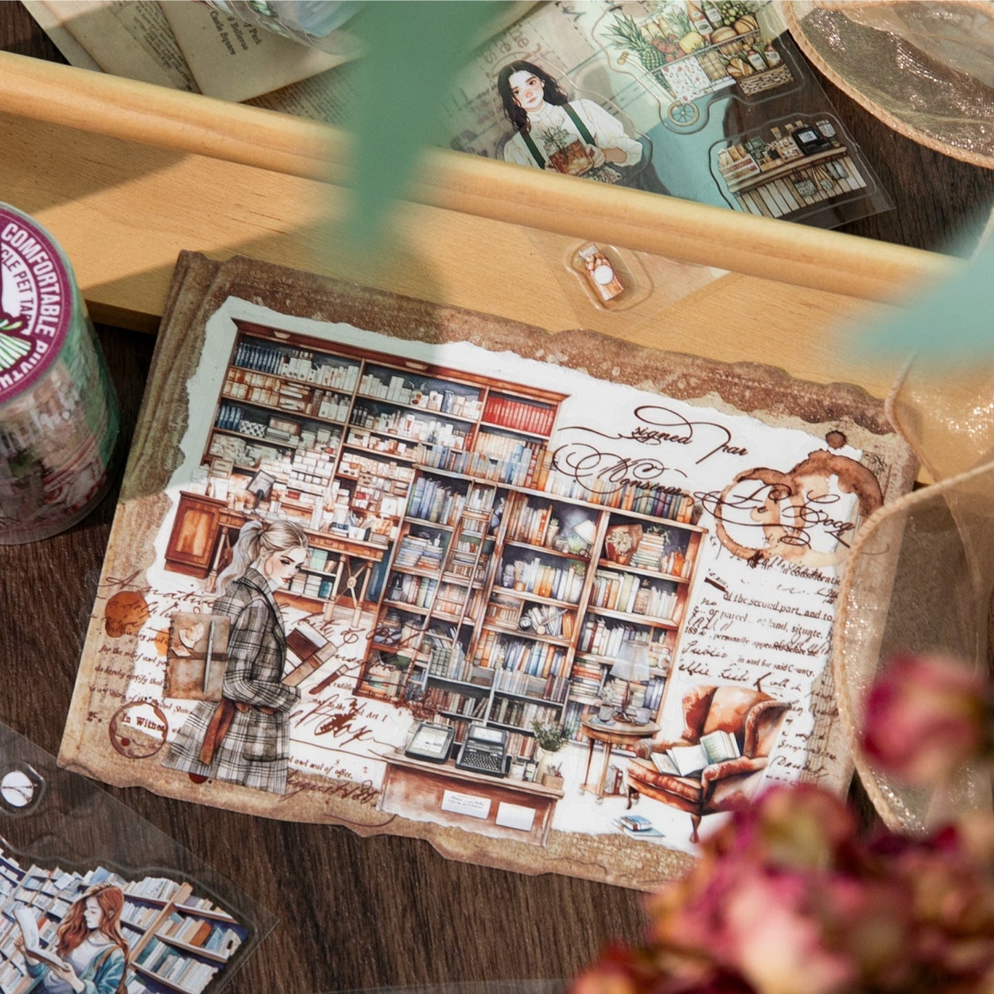 1 rulle färdigskuren PET-tejp för livsstil (T25102804)