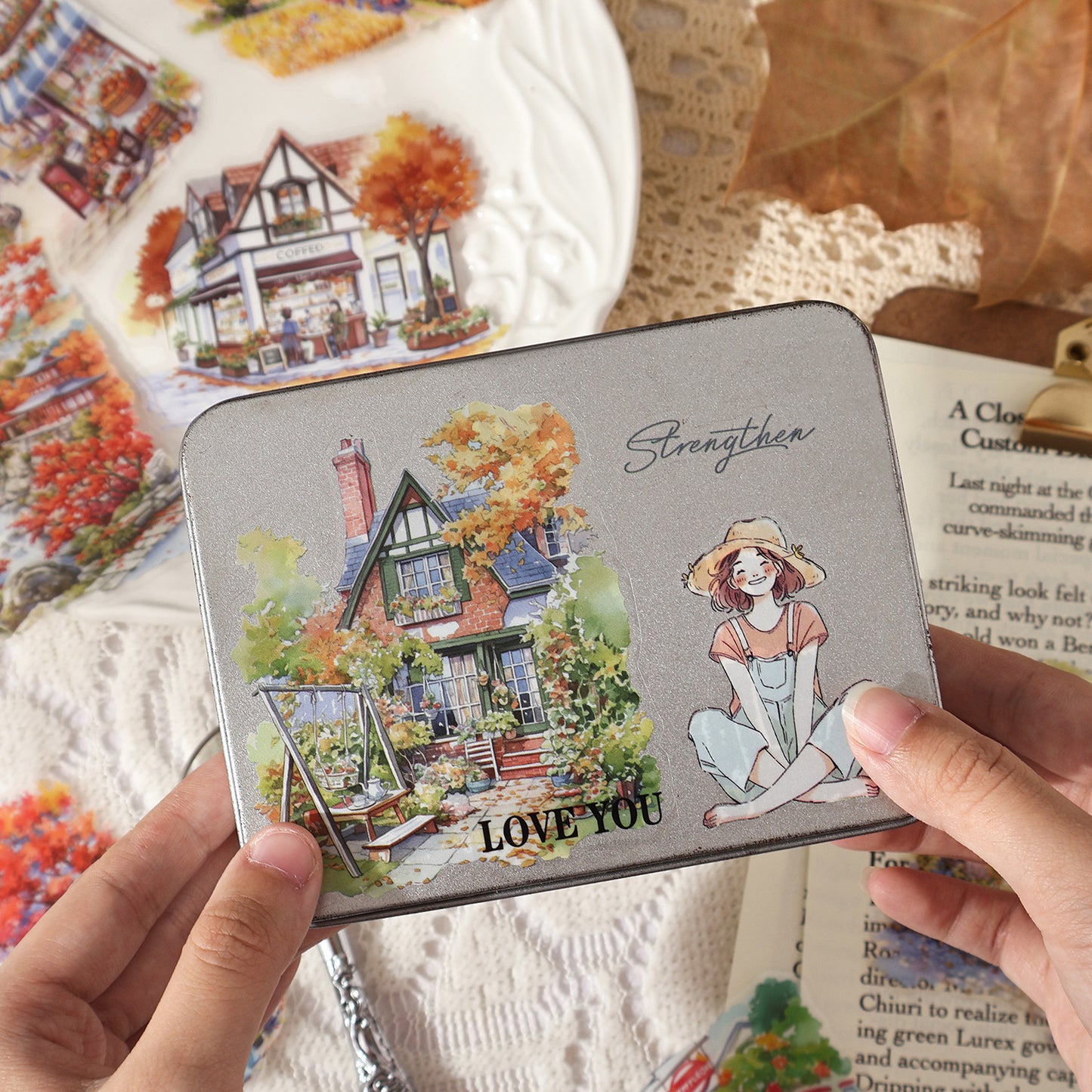 10pcs season scenery sticker pack(S25121103)