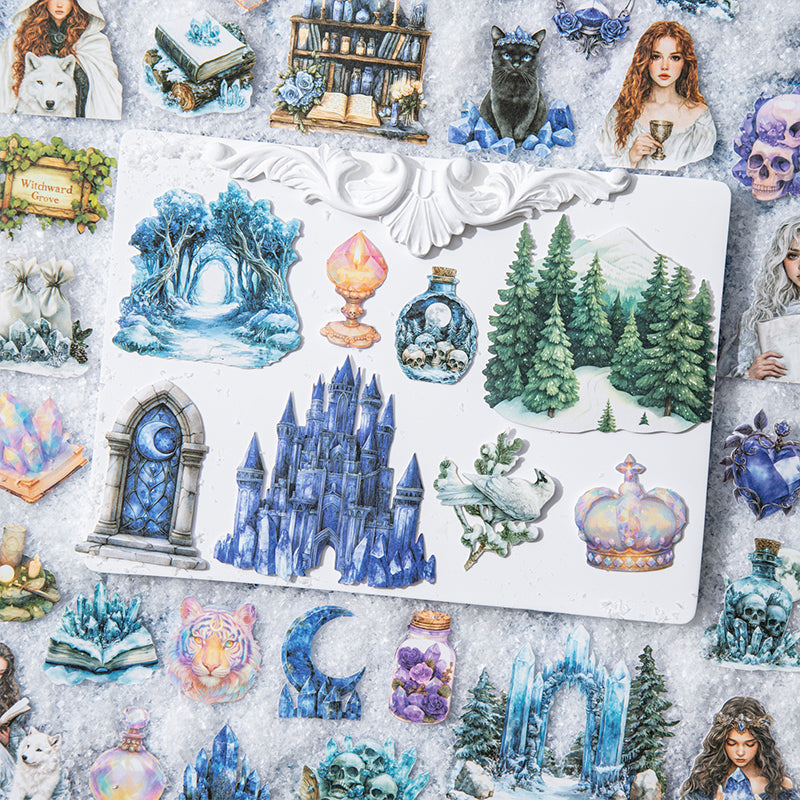 25-teiliges magisches Winter-Sticker-Set (S25110613)
