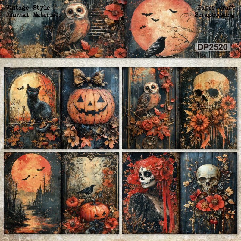 8pcs A5 size halloween paper pack (MLP25062008)
