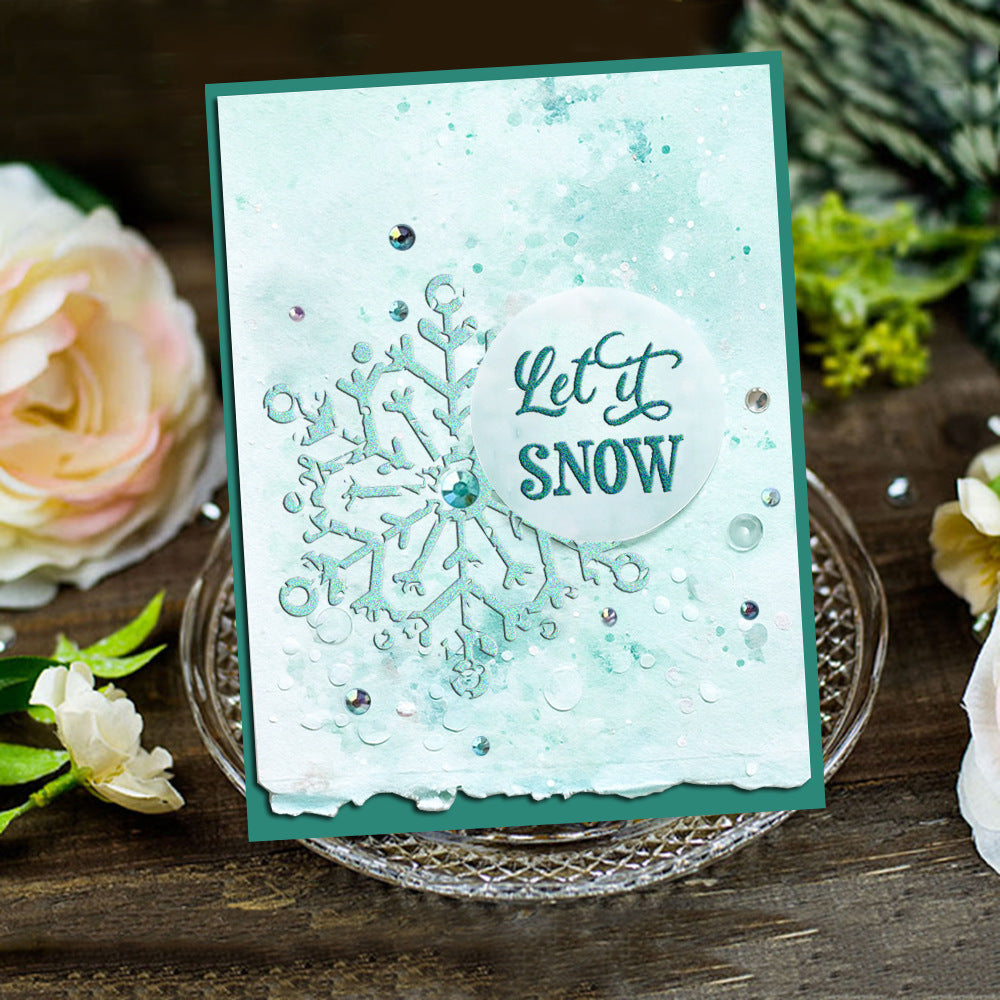1pc snowflake clear stamp(Z25121002)