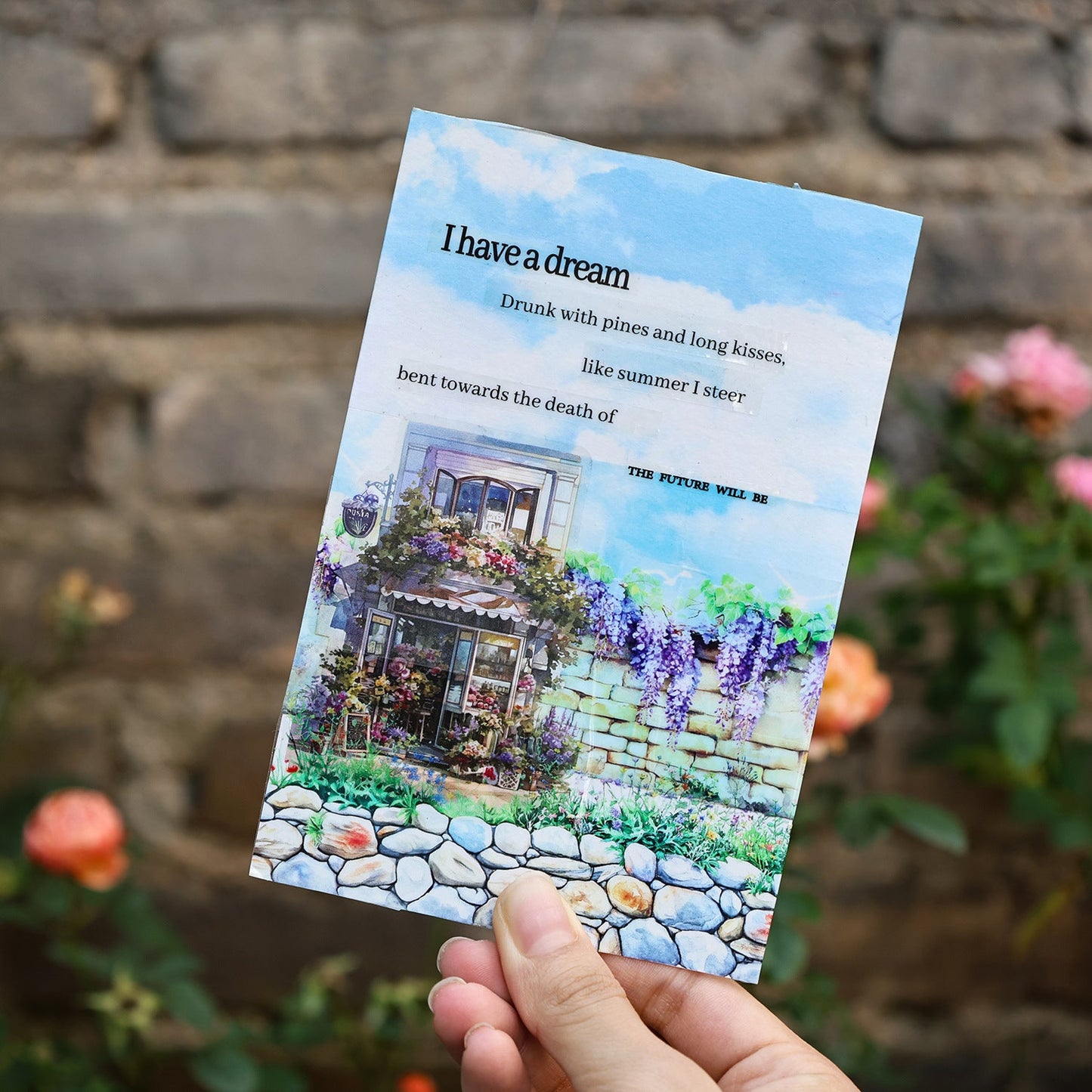 6 rullar väggblomma PET-tejp set (T25092805)