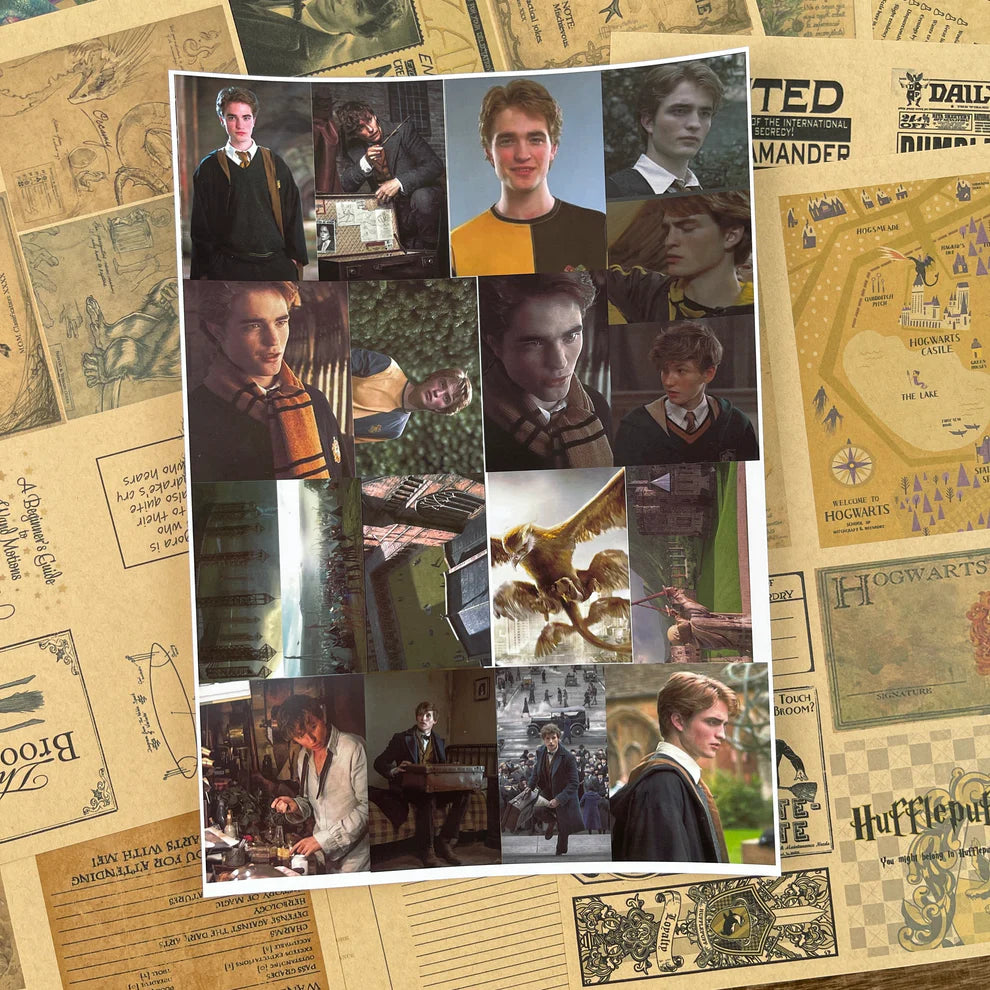 A4 size hufflepuff Style paper & sticker 25 pcs(S26011204)