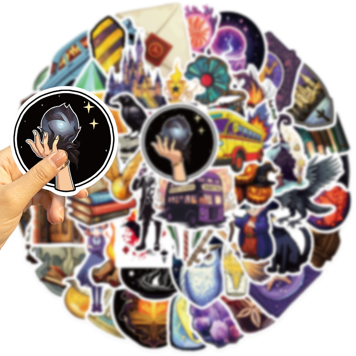 50pcs witch sticker pack (MLS25062102)