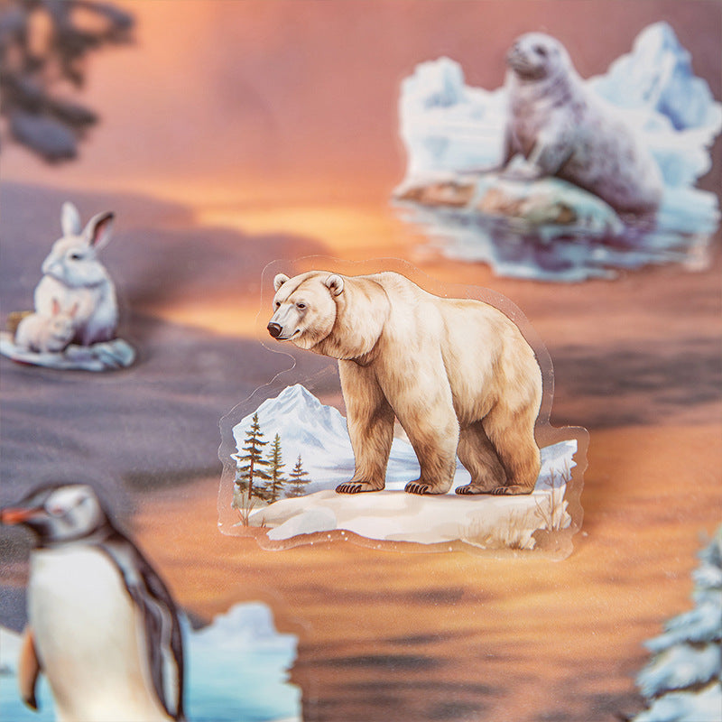 20sheets animal sticker book (MLS25051403)