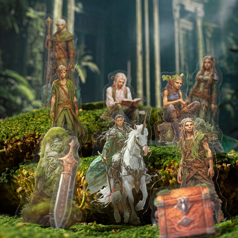 15pcs FANTASY professionals PET-sticker pack (MLS25062704)